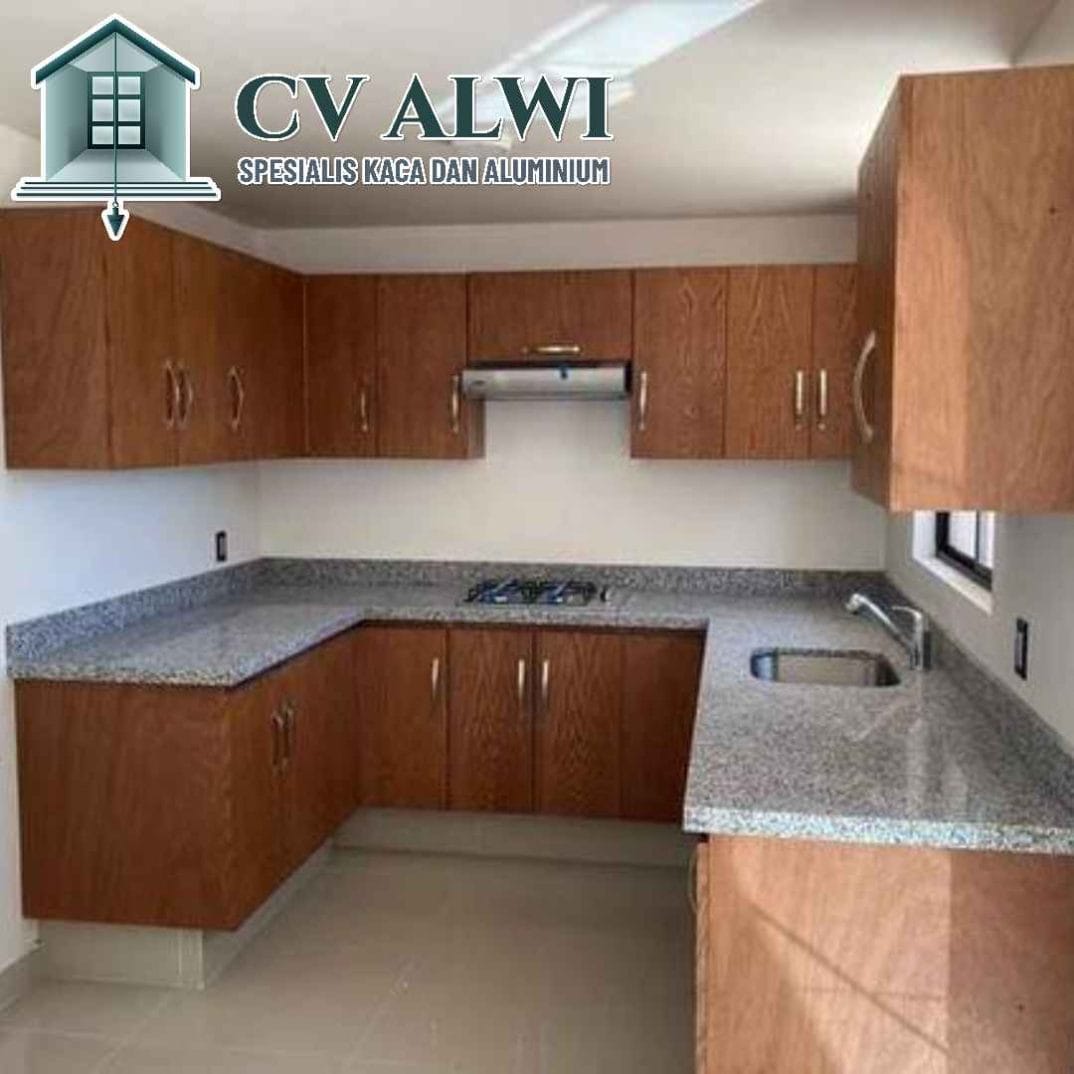 Kitchen Set Aluminium dengan Desain Elegan di Jakarta Barat