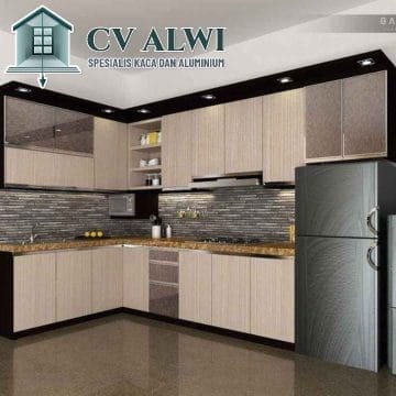 Kitchen Set Aluminium dengan Desain Elegan di Jakarta Selatan