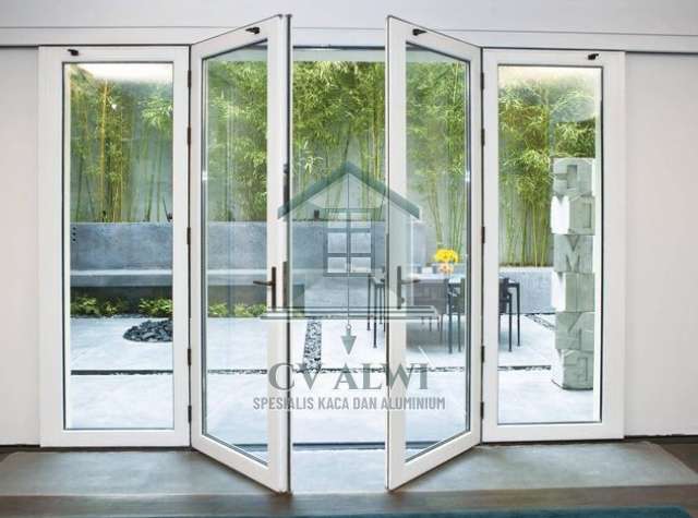 Pasang kusen aluminium Bekasi rumah minimalis modern