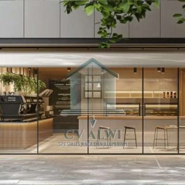Jendela aluminium custom Bekasi cafe estetik terbaru Jendela aluminium custom Bekasi cafe estetik terbaru