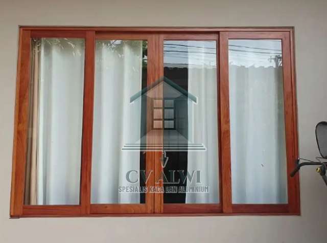 Jendela Aluminium Custom Tangerang Hitam Doff Diskon hari ini